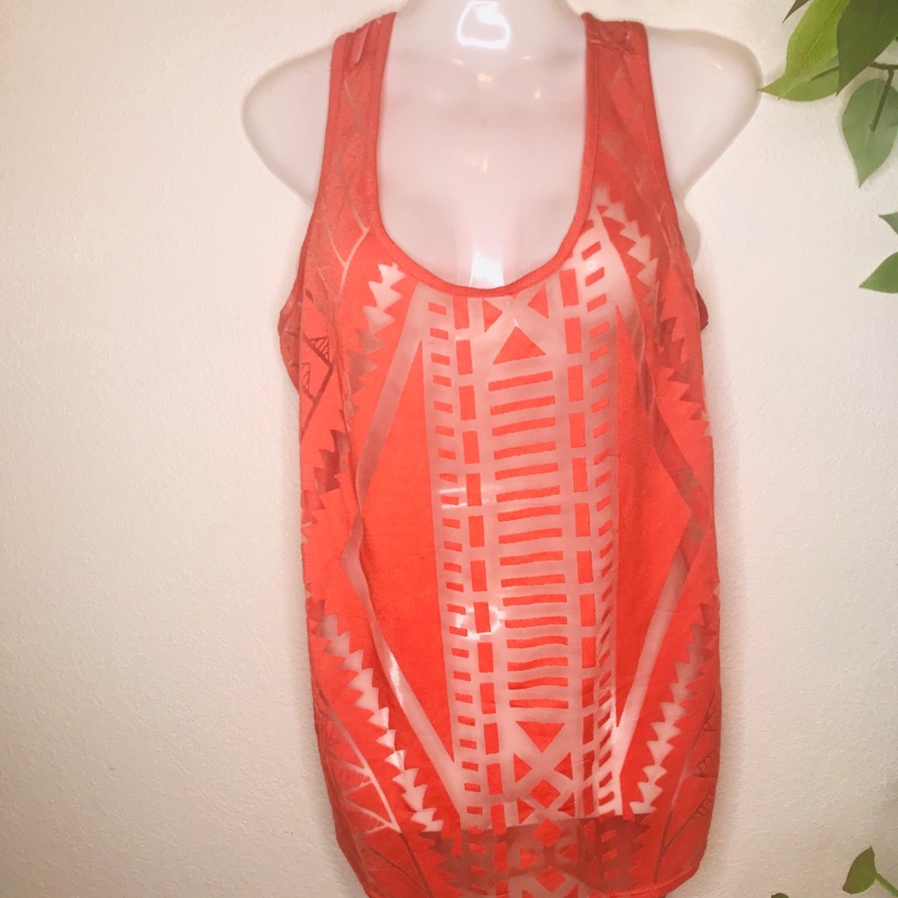 Kelly Reneé Orange Tank Top